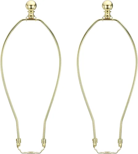 Vista 7 de PATIKIL Kit de arpa de lámpara de 5 pulgadas con remate, 2 juegos de soporte de sombra desmontable, accesorios de iluminación para lámparas de pie
