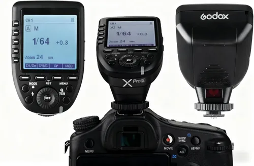 Vista 2 de Godox XPro-S Compatible con Sony TTL Transmisor de Flash Inalámbrico Trigger 1/8000s HSS TTL-Convert-Manual Función Gran Pantalla LCD Diseño