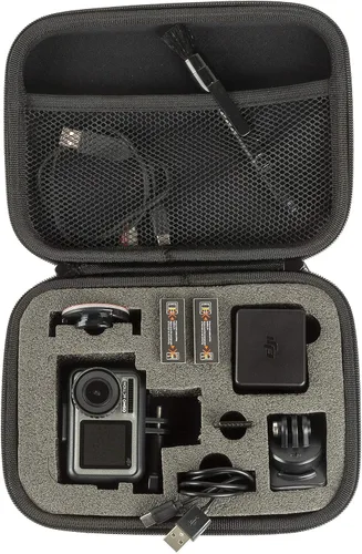 Vista 8 de Ultimaxx Funda profesional de lujo compatible con GoPro Hero 2/3/4/5/6/7/8/9/10/11 y 12, Osmo Action y otras cámaras de acción, con insertos