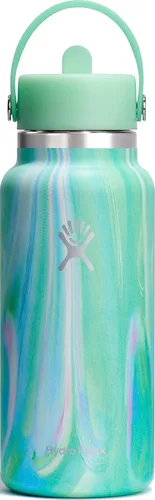 Vista 13 de Hydro Flask de boca ancha con tapa Flex de pajita de 24 onzas Agave