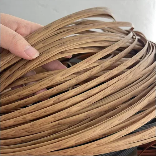 Vista 11 de ECYC Material de tejido de ratán sintético plano de 17.64 oz, ratán de plástico para tejer y reparar silla, mesa, manualidades, 01