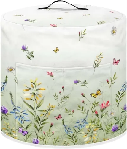 Vista 33 de Cubierta antipolvo para olla a presión de 6 cuartos, freidora de aire, arrocera, cubiertas antipolvo para electrodomésticos de cocina con bolsillos