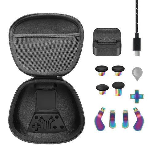 Complete Component Pack for Xbox Elite Controller Series 2 - Accessories Includes 1 Carrying Case, 1 Charging Dock, 4 Thumbsticks, 4 Paddles, 1