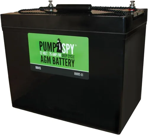 Vista 4 de PumpSpy 12V 100Ah Batería AGM de ciclo profundo libre de mantenimiento