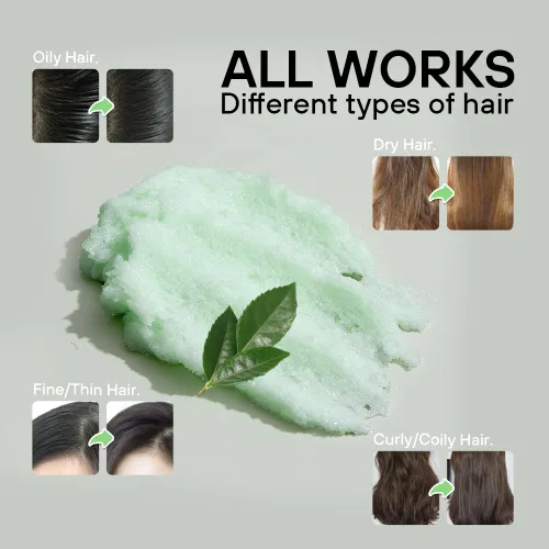 Vista 3 de Tea Tree Scalp Scrub – 16 onzas líquidas (16 onzas líquidas) 1 botella, tratamiento exfoliante e hidratante para cuero cabelludo seco y escamoso