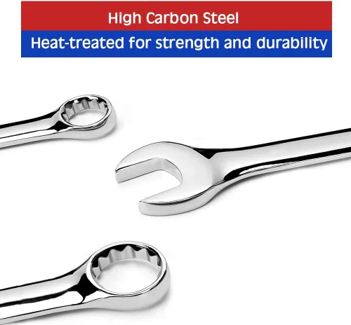 Vista 3 de Juego de Llaves de Encendido SPEEDWOX SAE Métricas Pequeñas Llaves Abiertas y de Caja Mini Juego de Llaves Combinadas con Fundas de Almacenamiento