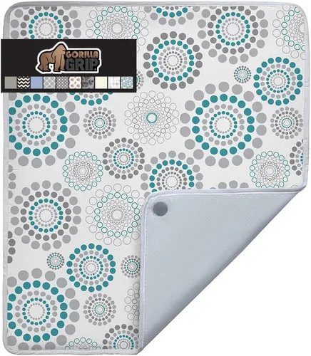 Vista 24 de GORILLA GRIP The Original - Funda y almohadilla para tabla de planchar, revestimiento de silicona, acolchado grueso resistente a quemaduras, fundas
