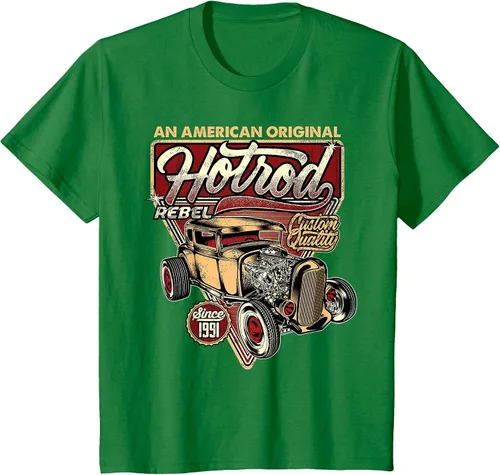 Vista 23 de Camiseta vintage Hot Rod Speed and Power para hombre Asphalt Grey