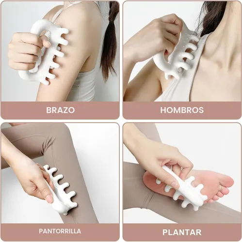 Vista 3 de Herramienta de masaje fascia, herramientas de masaje de punto de activación, anti blaster, herramienta de masaje para celulitis, alcanzando tejido