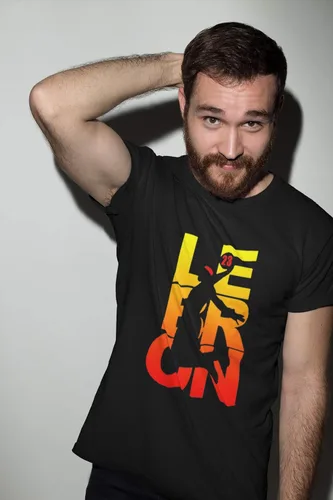 Vista 2 de City Shirts Camiseta para hombre L23 Fan Wear LA # 23 C6 DT