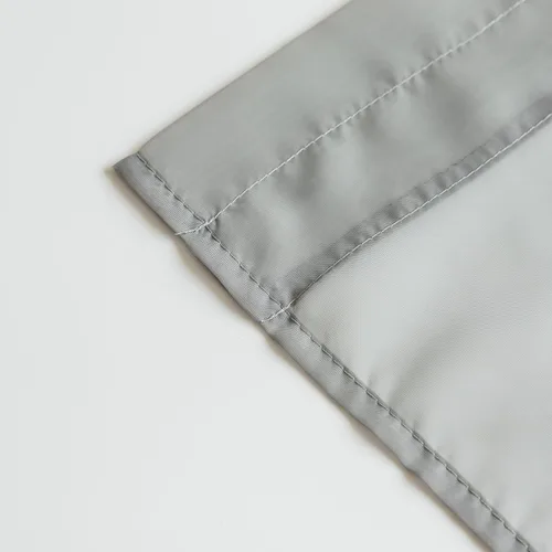 Vista 3 de Aquazolax - Cortinas transparentes para puerta y ventana gris - Cortinas con bolsillo para barra de 25 x 40 pulgadas para puertas de cristal