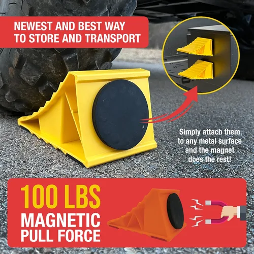 Vista 2 de THD Calzones magnéticos para ruedas – Calcadores de rueda de RV para remolque de RV – Diseñado como calcetas de neumáticos de caravana, calcetas