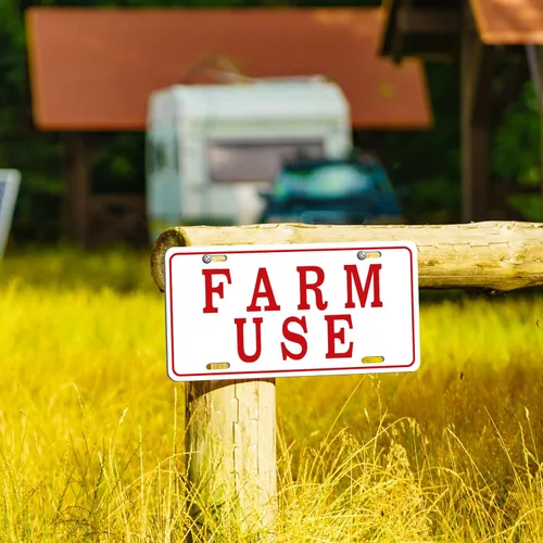 Vista 7 de Blulu 4 Letreros de Identificación de Uso Agrícola, de Aluminio, Reflectante, Libre de Óxido, para Uso Agrícola, Placa de Matrícula Resistente a