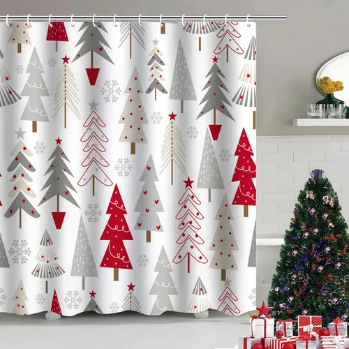 Vista 9 de Cortinas de ducha Atwqevon, juego de cortinas de ducha con conejito divertido y huevo, cortinas de ducha impermeables, juego de cortinas de baño