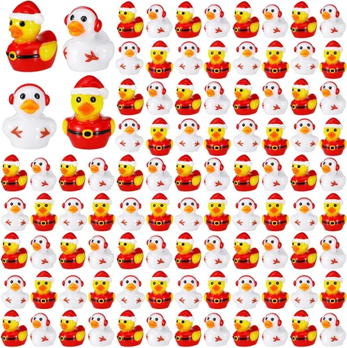 Vista 7 de Arrowbash 100 Pcs Mini Resin Baseball Ducks Figurines Miniature Sport Duck Statues Mini Resin Figurine for Birthday Party Gifts Micro Garden