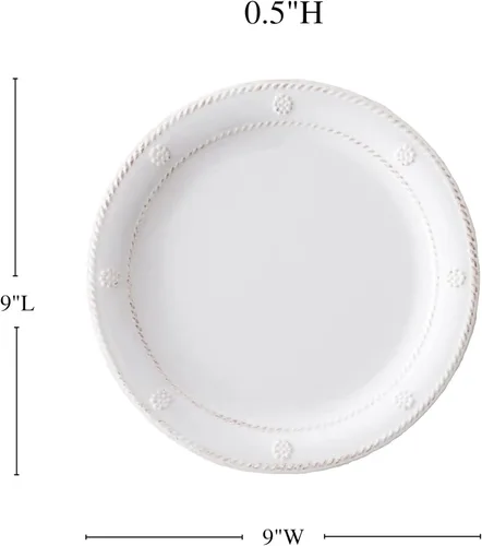 Vista 2 de Juliska Plato de ensalada de postre/ensalada de melamina Berry & Thread - Whitewash