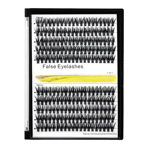 Vista 16 de →Vayator - Extensión de pestañas de visón, bandeja mixta de 0.39 a 0.70 pulgadas, pestañas postizas de volumen ruso natural 3D, pestañas postizas
