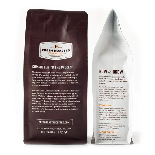 Vista 3 de Fresh Roasted Coffee, Ruanda orgánica, 5 libras (80 onzas), tostado ligero, Kosher de comercio justo, grano entero
