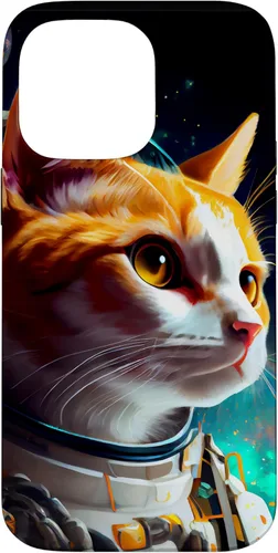 Vista 21 de Tabby Space Cat Astronaut Cats Galaxy Travel Kitten Pet Fun Case for iPhone 16