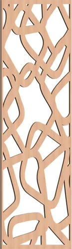 Vista 168 de Ekena Millwork WALW10X25X0250ACMRO Acme - Paneles decorativos de pared de madera con calado, 9 3/8 pulgadas de ancho x 24 3/8 pulgadas de alto