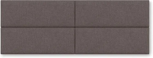 Vista 180 de Jaxx Panelist - Cabecero acolchado moderno, juego de 4 paneles para montar en la pared (cada uno de 11.25 x 38 pulgadas), tamaño King