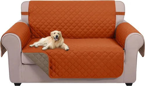 Vista 80 de U-NICE HOME Funda para sillón reclinable, reversible, con correas elásticas, resistente al agua, protege de perros y mascotas, sillón pequeño