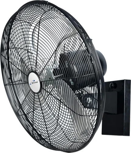 Vista 9 de iLiving - Ventilador de pared de velocidad variable de 14 pulgadas, para interiores y exteriores, resistente a la intemperie, de grado industrial