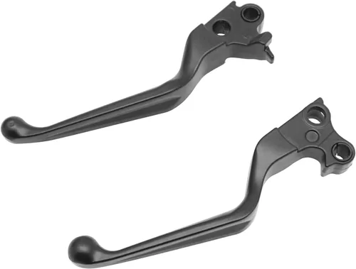 M MATI Palanca de freno y embrague negra para Harley Davidson Sportster 883 1200 Softail Road King Dyna Electra Glide Street Bob Night Train Fat Boy
