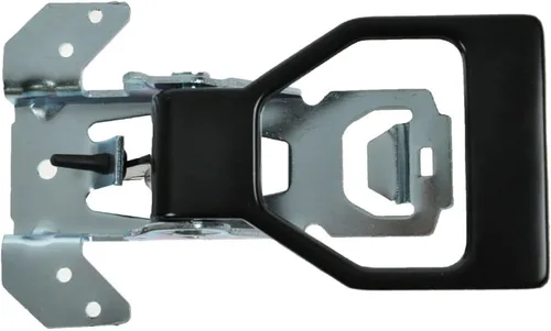 Vista 51 de TRQ Manija de puerta interior delantera izquierda cromada y negra para el lado del conductor compatible con Ford F-150 2012-2014