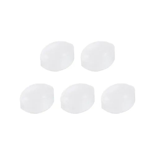 MECCANIXITY Agitador magnético mezclador barra de agitación 8 mm (0.31 ") x6mm forma de oliva PTFE imán de revestimiento blanco para laboratorio 5