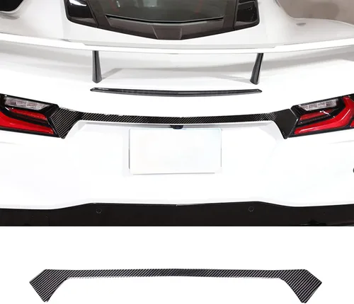 CHEAYAR Cinta adhesiva de fibra de carbono real 3D suave para coche, compatible con Corvette C8 Stingray Z06 Z51 2020 2021 2022 2022 2023 Accesorios