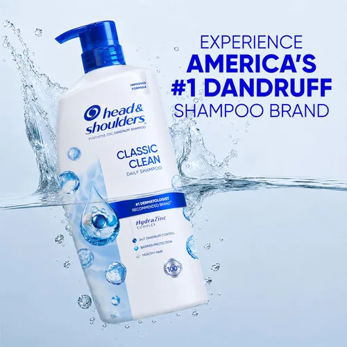 Vista 10 de Head & Shoulders Champú anticaspa con piritiona zinc al 1% Champú para el cuidado del cuero cabelludo seco con aceite de almendras Alivio
