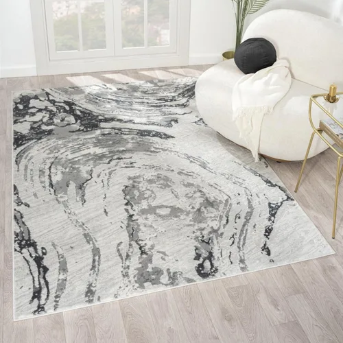 Vista 14 de LUXE WEAVERS Alfombra de área azul 2x3 con remolino de mármol