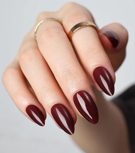 Vista 12 de morily 24 uñas postizas negras a presión, uñas postizas de aguja de longitud media, uñas postizas de almendra, uñas postizas largas acrílicas Negro