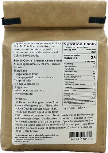 Vista 2 de Authentic Foods Harina de Tapioca - 2.5 lb