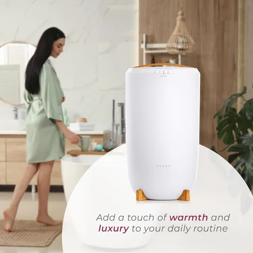 Vista 6 de Zadro Large Hot Towel Warmer Bucket Timer Electric Towel Warmer for Bathroom Auto-Shut Off Heated Towel Warmer Spa