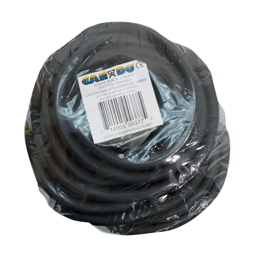 Vista 22 de CanDo – Tubos de libre ejercicio de látex, Rollo de 25 pies, Negro , 1