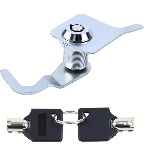 Vista 6 de Cerradura de motocicleta Harley Trunk Latch Tour Pak Lock con 2 llaves se adapta a modelos Harley Davidson 1991-2013 con Tour Pak