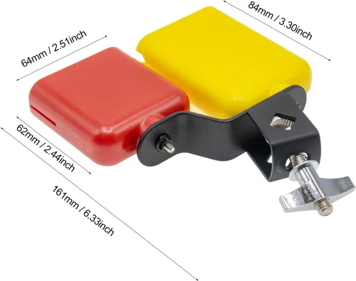 Vista 2 de CashBeat Bloque de atasco de plástico, accesorio de percusión de paso alta/baja para kit de batería