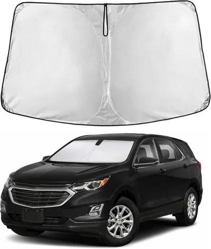 Vista 90 de Parasol para parabrisas para Rivian R1S 2022-2024 2025 compatible con EcoNour material de poliéster 240T, visera solar para coches, reflector que