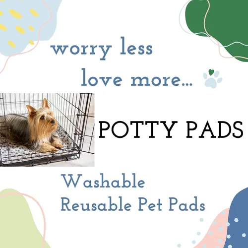 Vista 7 de Caldwell's Pet Supply Co. Almohadillas para orinal de 18 x 24 pulgadas, almohadillas lavables para orina para perros, tapete reutilizable para orina