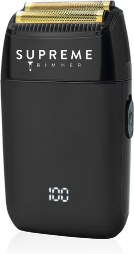 Supreme Trimmer Crunch Lite STF600 | Afeitadora profesional de doble lámina para hombres | Inalámbrica y con cable, tiempo de ejecución de 60