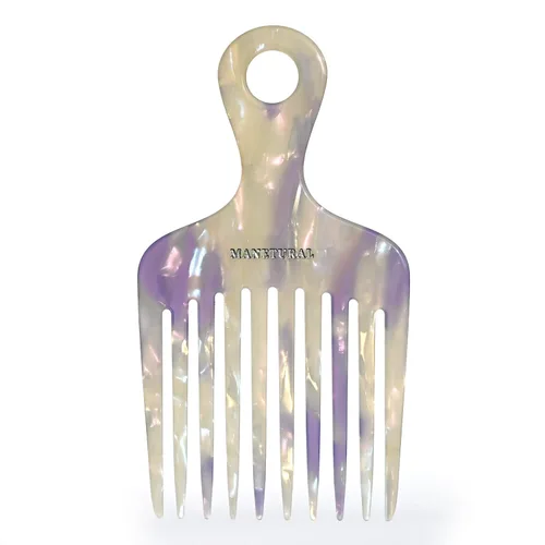 Vista 11 de Peine de Dientes Largos 14MX/Peines Elevadores de Cabello Afro para Rizos de Mujeres y Barbas de Hombres - Hecho a Mano, Belleza Artesanal