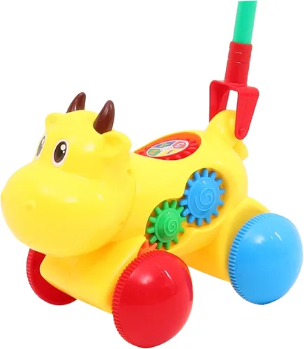 Vista 4 de Carro de juguete para niños pequeños con forma de vaca para niños