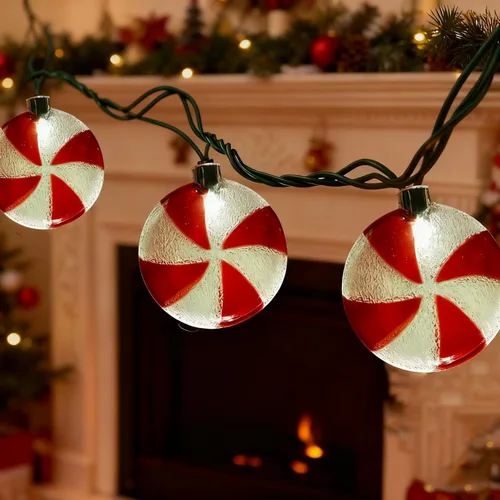 Vista 26 de 8.5Ft Patriotic Red White Blue Star String Lights, 10 LED Plug in Connectable Fairy Lights for 4th of July Independence Day, Outdoor Waterproof Star