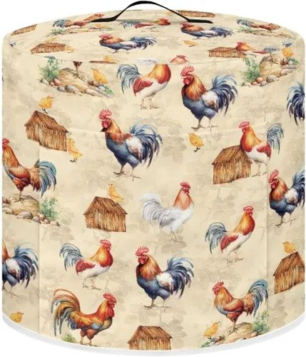 Vista 12 de Cubierta antipolvo para olla a presión de 6 cuartos, freidora de aire, arrocera, cubiertas antipolvo para electrodomésticos de cocina con bolsillos