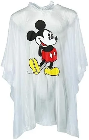 Vista 3 de Jerry Leigh Disney Classic - Poncho de lluvia de Mickey y Minnie (2 unidades), transparente para adultos