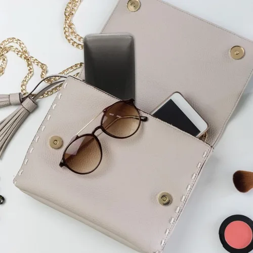 Vista 5 de Estuche de lentes de carcasa rígida funda de vidrio con paño de limpieza, funda rígida para lentes para hombres y mujeres