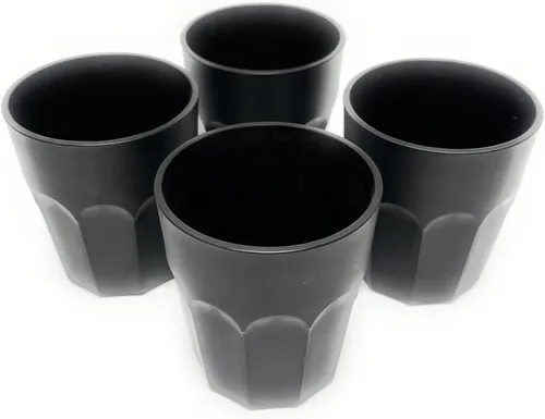 Mintra Home Vasos y vasos irrompibles para beber, paquete de 4 unidades, inastillables, sin BPA, reutilizables, tazas de fiesta, barbacoa, juego