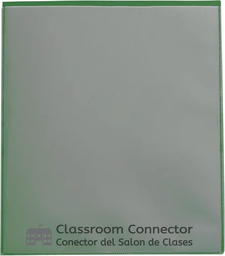 Vista 2 de C-Line aula Conector School-to-Home Fólders, Verde